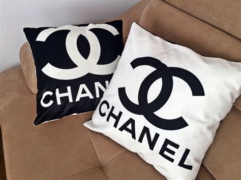 chanel inspired pillow|authentic Chanel blanket.